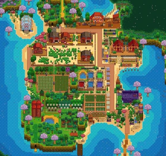 沙滩农场种植与养殖区