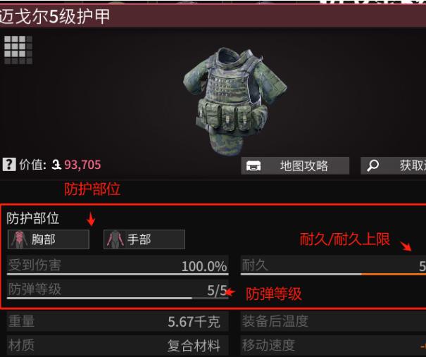 子弹与护具搭配