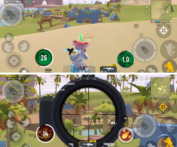 房顶视野示意图