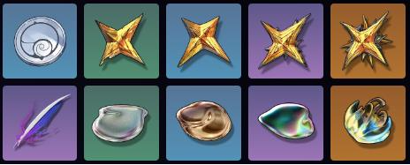 天赋材料示意图