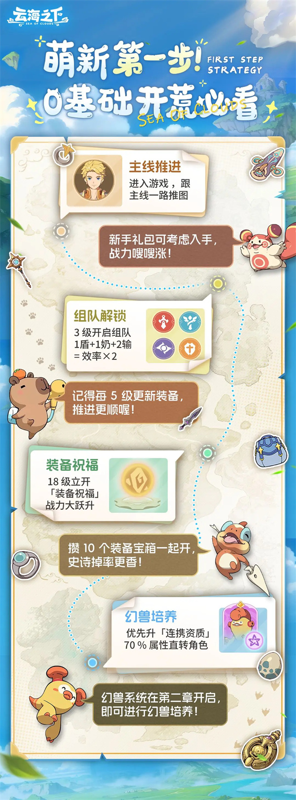 云海之下萌新入坑玩法详解