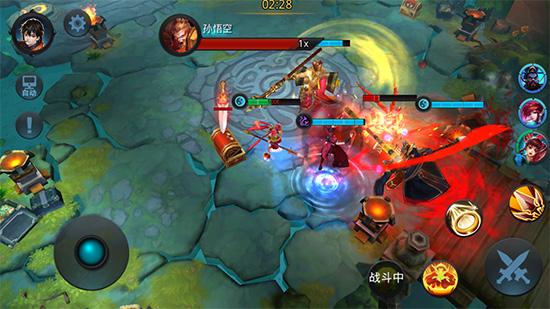 乱斗西游2怎么从后边偷袭