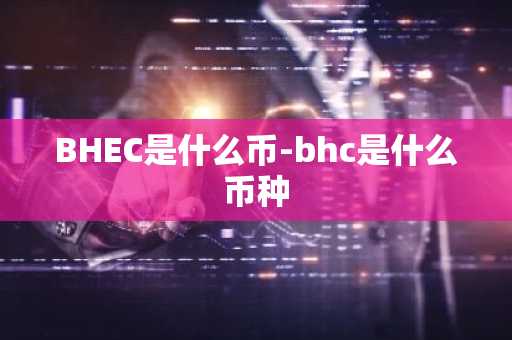 BHEC币怎么样