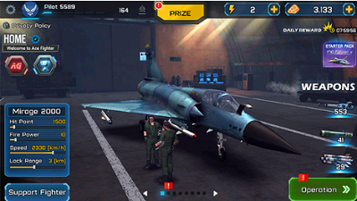 王牌战斗机空战内置菜单最新版手游