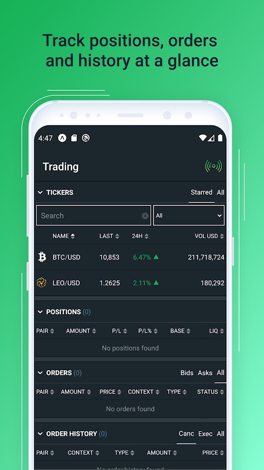 Bitfinex交易平台最新版游戏下载