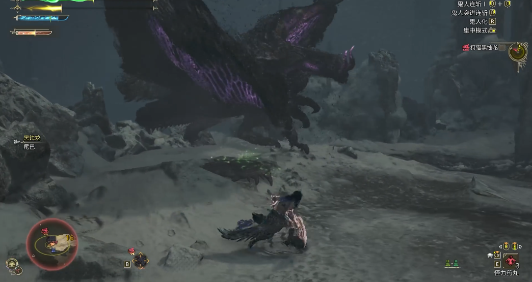 怪物猎人荒野黑蚀龙怎么打