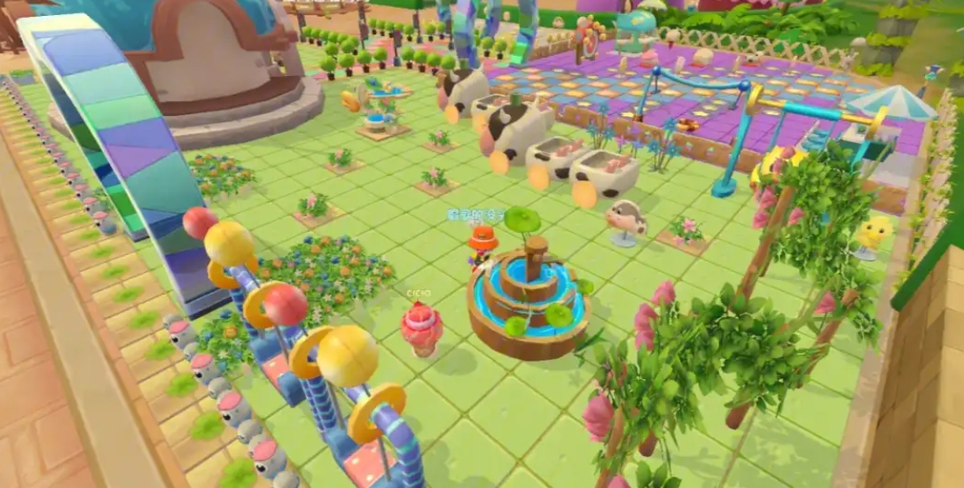 摩尔庄园自己怎么建小镇