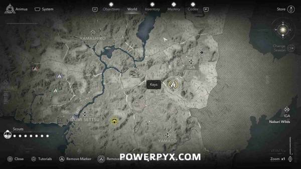 刺客信条影钥匙位置大全 全部秘钥收集攻略一览）