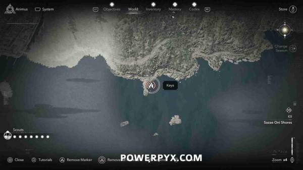 刺客信条影钥匙位置大全 全部秘钥收集攻略一览）