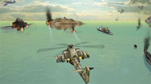 直升机空袭游戏