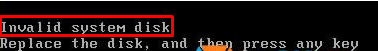 win7系统开机显示Invalid system disk 检测不到硬盘怎么办