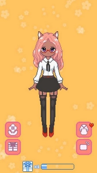 莫莫的盛装打扮图片