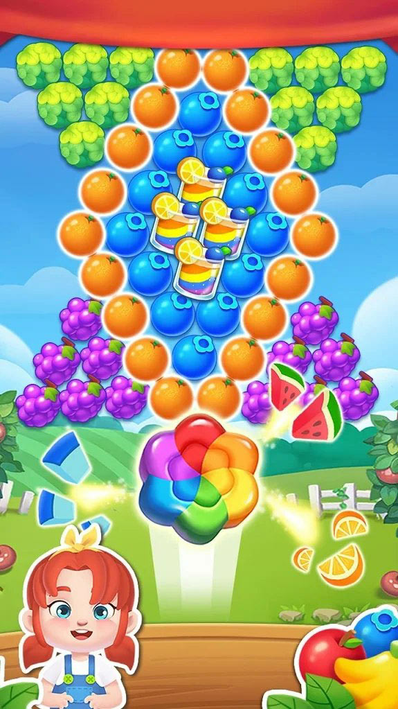 泡泡爆破:水果飞溅app手机版
