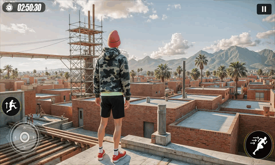 屋顶跑酷游戏免费最新版