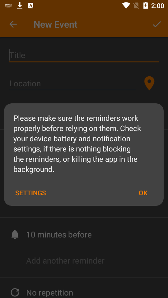 事件和提醒免费版