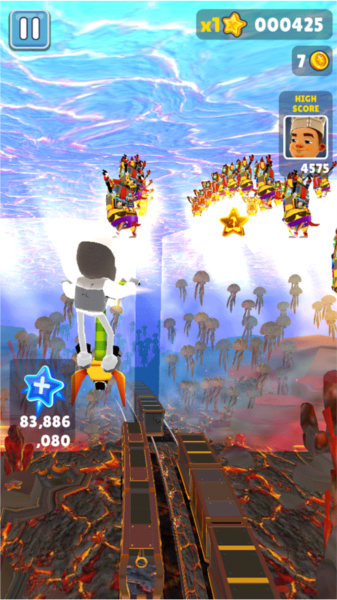 地铁跑酷海底熔岩魔改版图片8